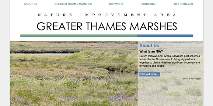 Greater Thames Marshes Nature Improvement Area website